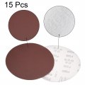 Uxcell 8 Hook And Loop Sanding Discs 320 Grit Aluminum Oxide Sandpaper For Random Orbit Sander Wood Metal Dry Polishing 15pcs
