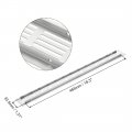 Uxcell Rectangle Shape Ventilation Grille Aluminum Alloy Louvered Air Vent 19 69 X 1 97 Inch For Wardrobe Cupboards 3pcs
