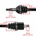 Caltric Rear Lh And Rh Cv Joint Axle Compatible With Can-am Maverick Max 1000r Xds Xrs Turbo 2016-17