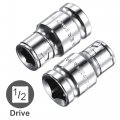 Uxcell 1 2-inch Square Drive T20 T55 Torx Socket Bit Set 10mm Hex Shank S2 Cr-v Adaptor For Hand Use Only 15-piece