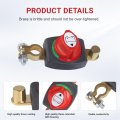 Keenso Battery Disconnect Switch 275a On Off Brass Studs For Automotive Marine Rv 12-48v Systems