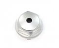 Ttr400 Anodized Aluminum Steering Stem Nut Silver Breather Hole Fits Honda 