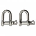 Extreme Max 3006 8269 2 Boattector Stainless Steel Chain Shackle 7 16 2-pack 