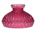 Bp Lamp 10 Cranberry Stained Diamond Quilted Shade 