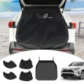 Sun Shades For Toyota Rav4 2023 2022 2021 2020 2019 Window Shade Camping Rear Cargo Covers Closed With Zipper Set Of 5 