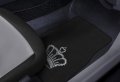 Carscover King Crown Crystal Diamond Bling Rhinestone Studded Carpet Car Suv Truck Floor Mats 4 Pcs