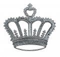 Carscover King Crown Crystal Diamond Bling Rhinestone Studded Carpet Car Suv Truck Floor Mats 4 Pcs