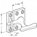 Prime-line U 9936 Diecast With White Finish Casement Window Sash Lock Single Pack