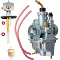 Ttr125 Carburetor For Yamaha 2000-2003 Ttr125e 2003-2007 Ttr125l 2000-2007 Ttr125le With Fuel Switch Valve Petcock 