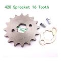 Tc-motor 420 16 Tooth 20mm Front Chain Sprocket Gear For 50cc 70cc 90cc 110cc 125cc 140cc 150cc 160cc Engine Atv Quad Pit Dirt