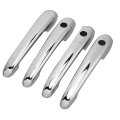 4pcs Car Exterior Door Handle Cover Trim Plastic Shell Housing Replacement