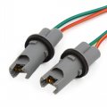 Uxcell 2pcs T15 Car Light Bulb Socket Extension Led Wedge Connector Wire Harness 12v