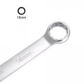 Uxcell Metric 18mm 12-point Box Open End Combination Wrench Chrome Finish Cr-v