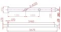 Set Of 4 Pcs Window Sash Balance Pivot Bars 6982