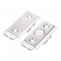 Thin Cabinet Door Magnetic Catch Stainless Steel Latch Hardware 6pcs