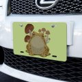 Graphics More Toad Sitting In Front Of Mushrooms Novelty Metal Vanity Tag License Plate
