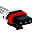 Multi Purpose Pigtail For Buick Electra 1990 Black Rectangular 3 Terminal Female Blade Pin 16 In Wire Harness 