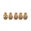 Miller 169716 Diffuser Tip Adapters Brass Gas For M 10 15 Hobart Mig Welding Gun 5pcs 