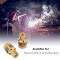 Miller 169716 Diffuser Tip Adapters Brass Gas For M 10 15 Hobart Mig Welding Gun 5pcs 