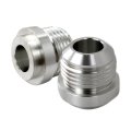 An10 10an Male Weld On Fitting Bung Hose Adapter Fuel Oil Aluminum-qty 2 