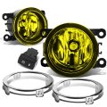 Auto Dynasty Pair Of Amber Lens Bumper Driving Fog Lights Harness Switch Compatible With Honda Pilot 12 13 14 15