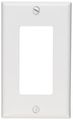Leviton 80401-nw 1-gang Decora Gfci Device Wallplate Standard Size Thermoplastic Nylon Mount Pack Of 5 White 