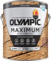 Olympic Maximum Wood Stain And Sealer For Decks Fences Siding Other Outdoor Structures Transparent Canyon Brown 1 Gallon 