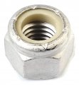 Aluminum Nylon Insert Lock Nuts 1 4 In 20 Nyloc Stop 6061 T6 Alloy Silver 100 Pieces 