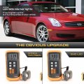For 2003-2007 Infiniti G35 2-door Coupe Vipmotoz Amber Led Side Marker Light Fender Lamp Assembly Black Housing Clear Lens