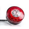 3 Round Led Taillight Brake Light Turn Signal Flash Flush Mount X1pce For Motorcycle Cafa Racer Atv Utv Sirius Ns-2332