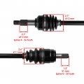 Caltric Front Left And Right Cv Joint Axle Compatible With Honda Trx420fa Rancher 420 4x4 Dct Irs
