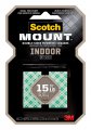 Scotch-mount Indoor Double-sided Mounting Squares 1h-sq-48 1 X 1 In 48 Pk