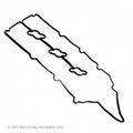 036-1696 Engine Valve Cover Gasket Vehicle Specific Fit Durable Plastic Construction For High Underhood Temperatures 