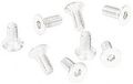 C R Laurence A612w Crl White 6 Mm X 12 Cover Plate Flat Allen Head Screws 