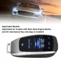 Qiilu Universal Smart Lcd Key Tk900 Touch Screen Remote Keyless Entry For Start Stop Engine Button Models Silver