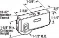 Prime-line D 1592 1-1 2 In Steel Ball Bearing Sliding Door Roller Assembly Single Pack
