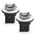 Hoypeyfiy 645-504 2pcs Parking Light Bulb Socket Replacement For Jeep Compass Patriot 2007-2017 Replaces 68000686aa 