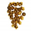 25pcs Wheel Rim Rivets Gold Abs Lip Nuts