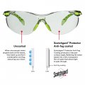 3m Solus Protective Eyewear 1000 Series S1207sgaf Green Black Scotchgard Anti-fog Lens