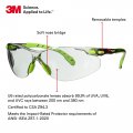 3m Solus Protective Eyewear 1000 Series S1207sgaf Green Black Scotchgard Anti-fog Lens