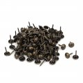 Aexit Leather Sofa Nails Screws Fasteners Round Head Renovation Tack Nail Bronze Tone 8mm X Nut Bolt Sets 15mm 150pcs