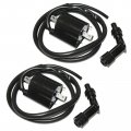 Front Rear Ignition Coils For Suzuki Vs1400glp Intruder 1400 1987-2004 