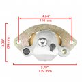 Caltric Rear Brake Caliper With Pads Compatible Polaris Sportsman 550 2010 2011 2012 2013 2014 Except Forest