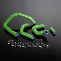Silicone Radiator Hose Kit For Kawasaki Zx10r Ninja 2004-2005 Green With Clamps 