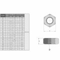 Mromax M8-1 25mm Hex Nuts Carbon Steel Metric Coarse Thread Hexagon Nut Fasteners Zinc Plated For Mechanical Equipment