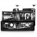 Ocpty Headlight Assembly Pair Replacement For Chevrolet Blazer 1992-1994 For C1500 C2500 C3500 K1500 1994-1998 Black Housing