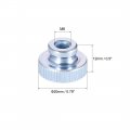 Uxcell Knurled Thumb Nuts 5pcs M6x1mm Iron Round Knobs Fasteners For 3d Printer Parts Silver Tone