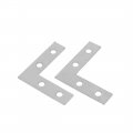 Uxcell A16062900ux0404 L Shape Repair Plate 38mm X Angle Brackets Corner Braces Flat Plates 12pcs