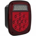 Ocpty 1pcs Led Stop Turn Tail Stud Lights For Jeep 475 1956 6-226 1956-1964 6-230 1962-1965 Cj3 1959-1966 Cj5 1959-1983