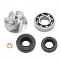For Honda Cr250 Cr250r Water Pump Rebuild Kit 1992-2001 Cnc Aluminum Impeller Bearing Seal Gasket